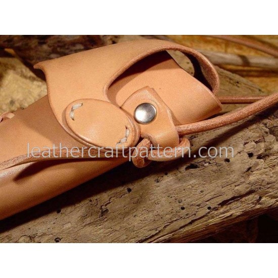 Eyeglasses case coin purse leathercraft pattern SLG-17 bag sewing patterns