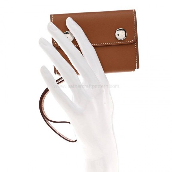 With 66 detailed pictures instruction Hermesnap card holder pattern pdf download SLG-172 With 66 detailed pictures instruction Hermesnap card holder pattern pdf download SLG-172