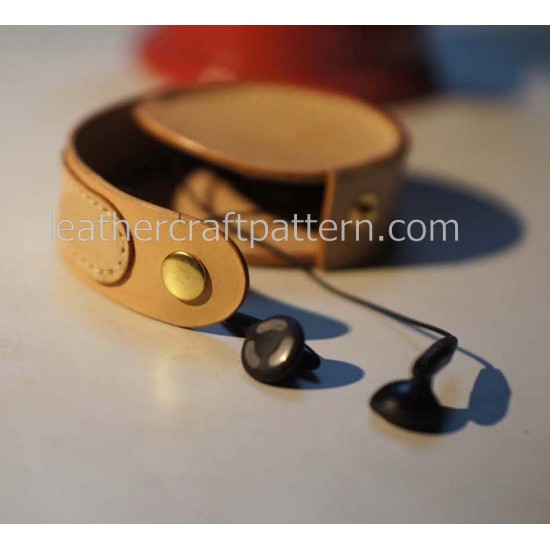 Bag sewing pattern earphone case pattern coin purse pattern leathercraft patterns SLG-18