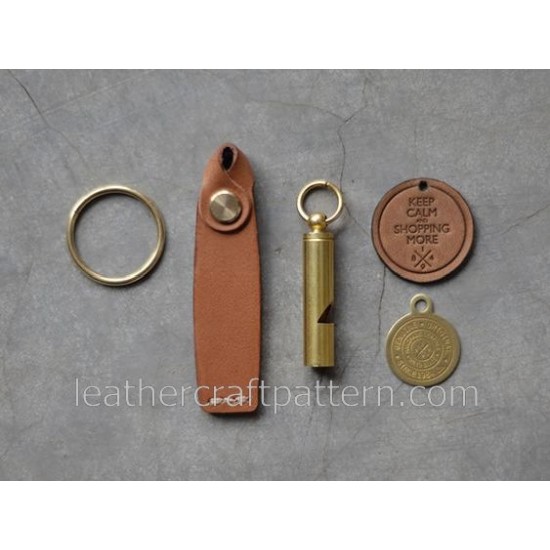 bag sewing pattern key pendant pattern leathercraft patterns SLG-19