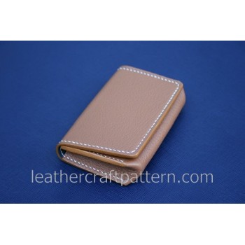 Leather pattern card holder pattern card protector SLG-21 PDF instant download leather craft patterns leather pattern leather template