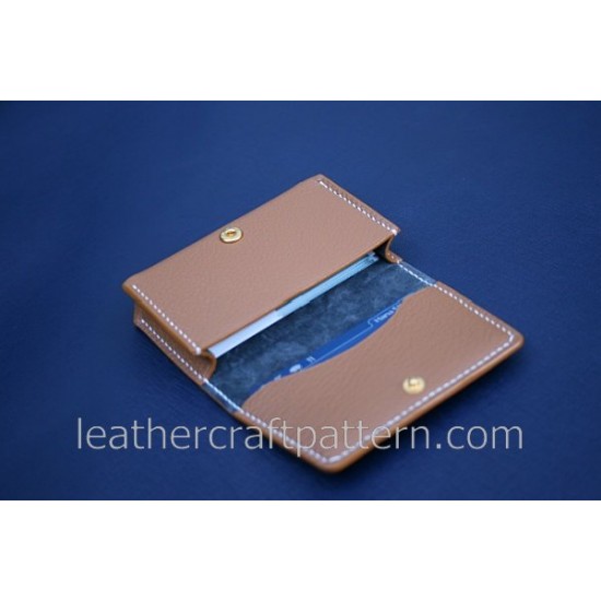 Leather pattern card holder pattern card protector SLG-21 PDF instant download leather craft patterns leather pattern leather template