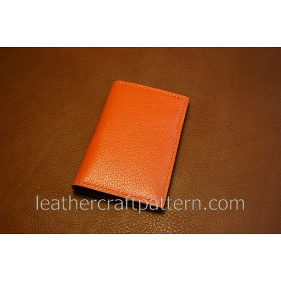 Leather pattern card holder pattern card protector pattern coin purse pattern SLG-24 PDF instant download leather craft patterns leather pattern leather template