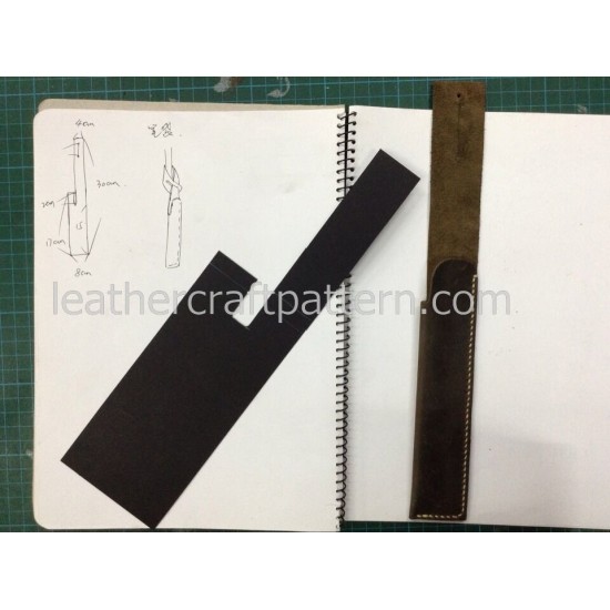 Leather patterns, tool kit pattern, pen bag pattern SLG-25, PDF instant download, leather craft patterns, leather patterns, leather template