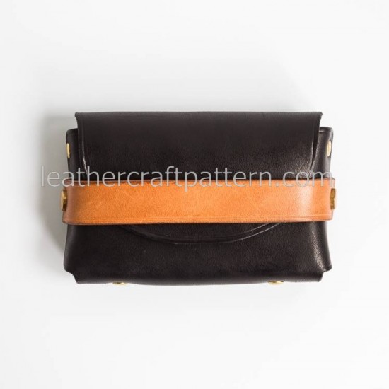 With instruction bag sewing pattern 1 piece of leather card case pattern leathercraft patterns SLG-26 With instruction bag sewing pattern 1 piece of leather card case pattern leathercraft patterns SLG-26