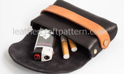 How to sew a leather purse instruction