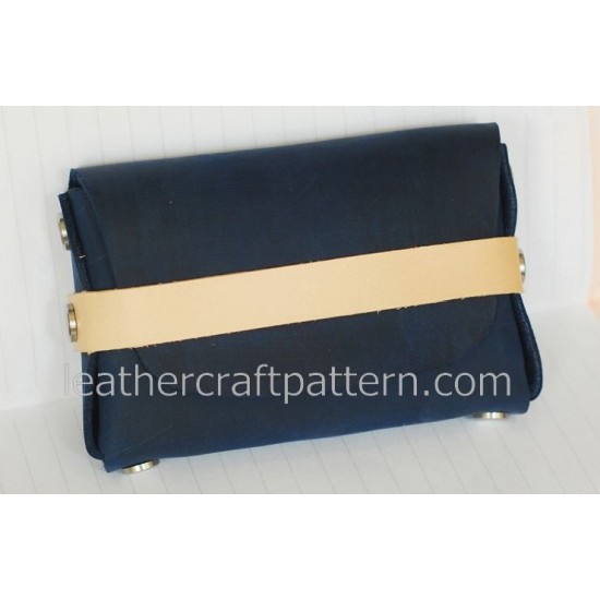 With instruction bag sewing pattern 1 piece of leather card case pattern leathercraft patterns SLG-26 With instruction bag sewing pattern 1 piece of leather card case pattern leathercraft patterns SLG-26
