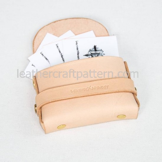 With instruction bag sewing pattern 1 piece of leather card case pattern leathercraft patterns SLG-26 With instruction bag sewing pattern 1 piece of leather card case pattern leathercraft patterns SLG-26