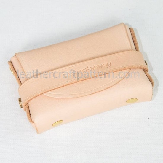 With instruction bag sewing pattern 1 piece of leather card case pattern leathercraft patterns SLG-26 With instruction bag sewing pattern 1 piece of leather card case pattern leathercraft patterns SLG-26