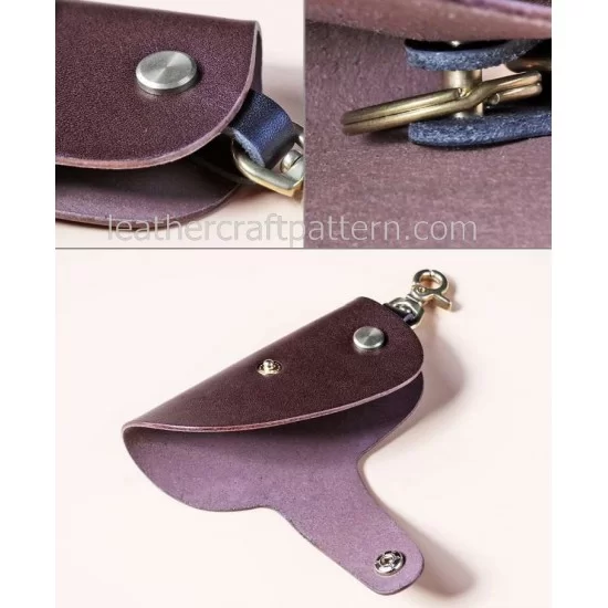 3 in 1 Sewing patterns key purse key case key holder patterns leather bag  patterns PDF instant download SLG-29 LCP design