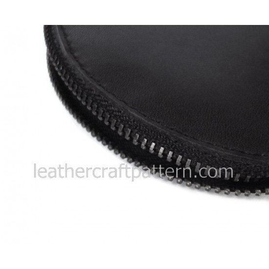 Bag sewing pattern comma purse cosmetic purse coin purse pattern leathercraft patterns SLG-41