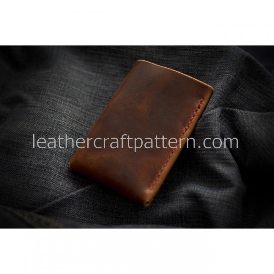 Leather patterns card holder pattern card protector SLG-42 PDF instant download leather craft patterns leather patterns leather template