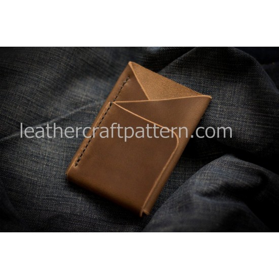 Leather patterns card holder pattern card protector SLG-42 PDF instant download leather craft patterns leather patterns leather template