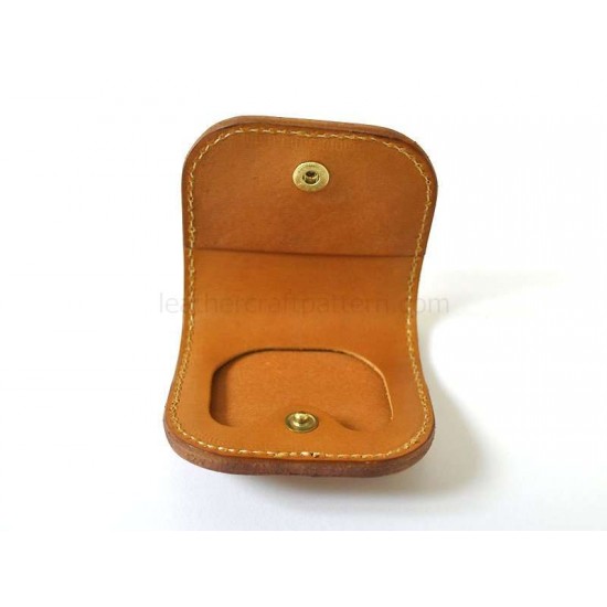 leather sewing patterns coin case pattern SLG-48 pdf download