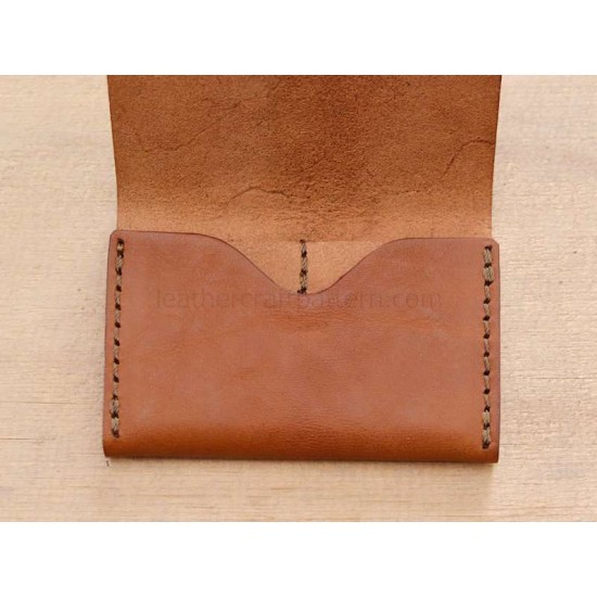Leather patterns card slot pattern PDF instant download SLG-50 leather craft pattern