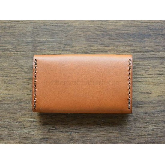 Leather card case pattern SLG-56 PDF instant download, leathercraft patterns,  leather patterns, leather template