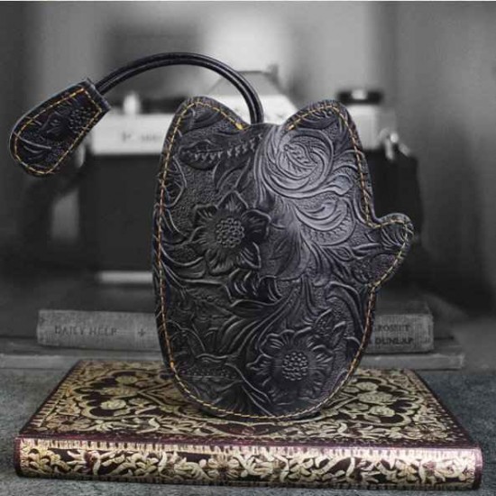 Leather key holder pattern PDF instant download SLG-67