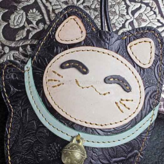 Leather key holder pattern PDF instant download SLG-67