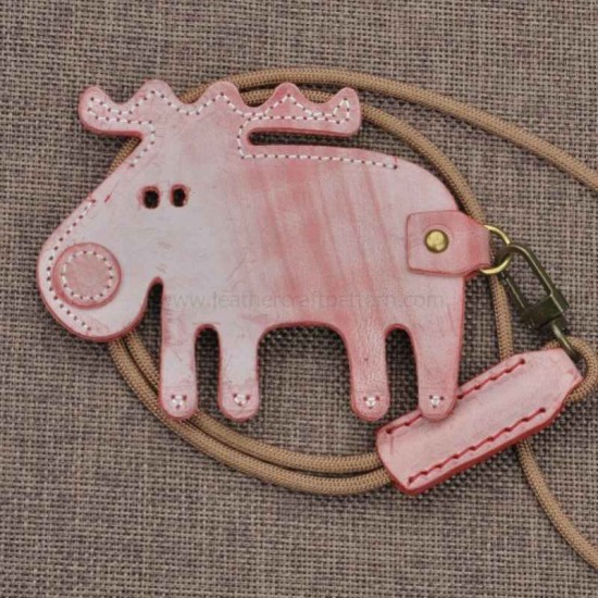 Leather key holder pattern PDF instant download SLG-69