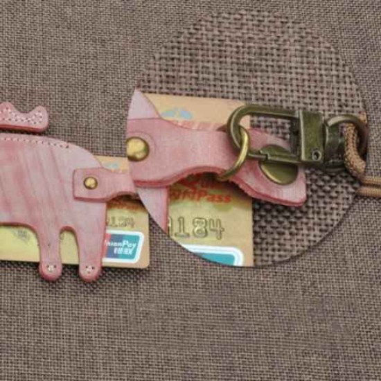 Leather key holder pattern PDF instant download SLG-69