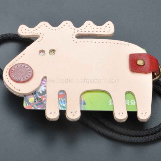 Leather key holder pattern PDF instant download SLG-69