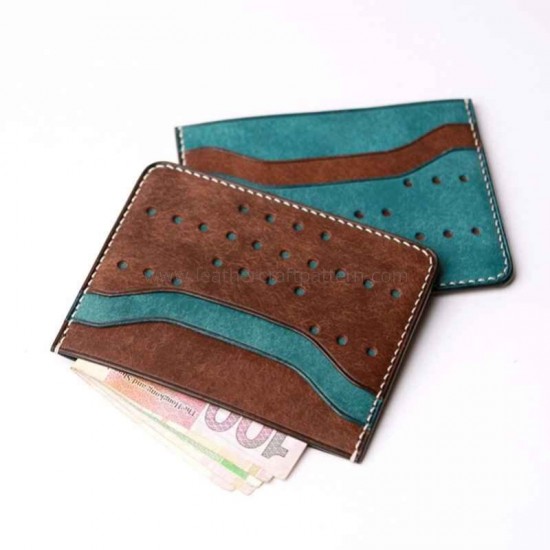Leather Card sleeve pattern PDF instant download SLG-79