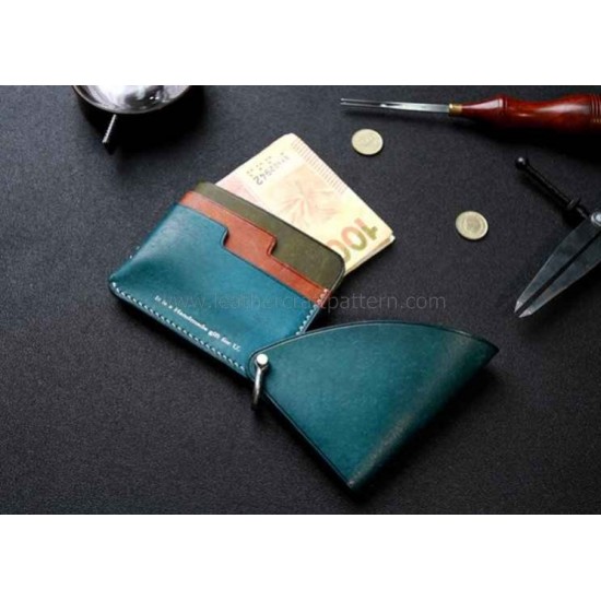 Leather Card case pattern PDF instant download SLG-82