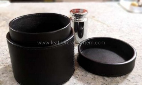 Leather jewel box sewing tutorial and pattern