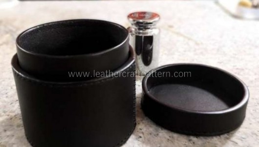 Leather jewel box sewing tutorial and pattern