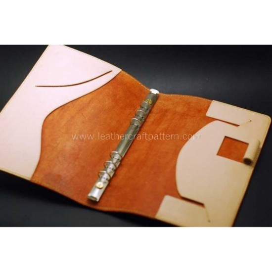 With instruction - Leather diary pattern pdf instant download SLG-85
