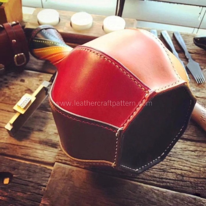 Free PDF leather patterns download, leather bag patterns, leather