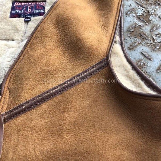 Leather vest pattern pdf instant download SLG-88
