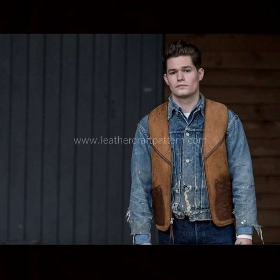 Leather vest pattern pdf instant download SLG-88
