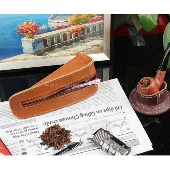 leather tobacco pouch pattern Pipe pouch pattern SLG-90, PDF instant download