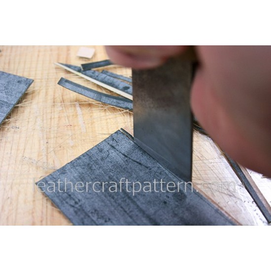 Leather wallet patterns short wallet patterns PDF SWP-09 leathercraft pattern leather tutorial leather bag instruction