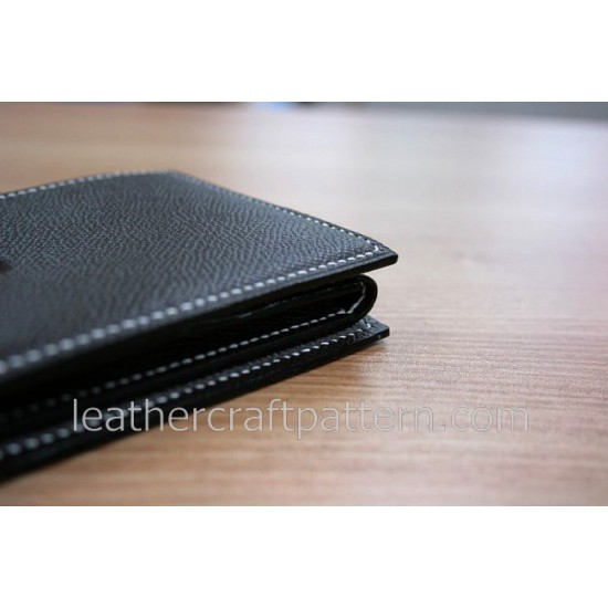 Bag sewing patterns short wallet patterns PDF SWP-10 leather craft leather working leather working patterns bag sewing