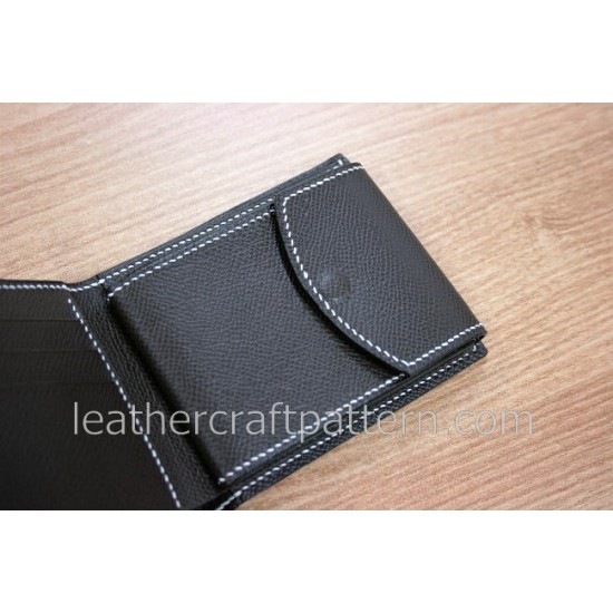 Bag sewing patterns short wallet patterns PDF SWP-10 leather craft leather working leather working patterns bag sewing
