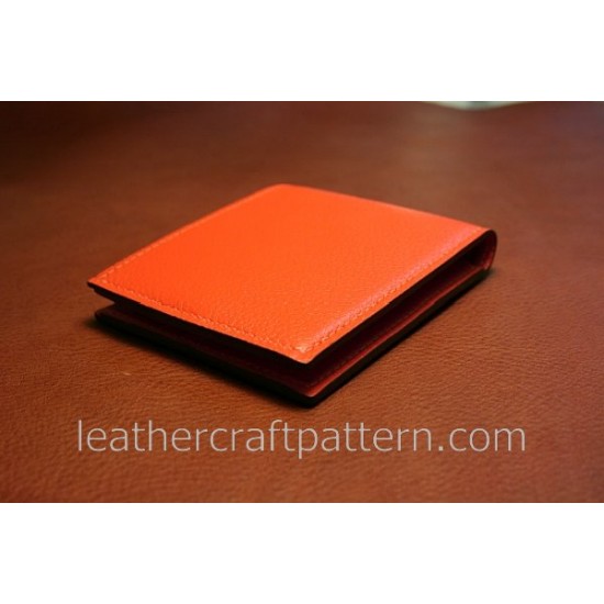 Bag sewing patterns short wallet patterns PDF SWP-11 leather craft leather working leather working patterns bag sewing