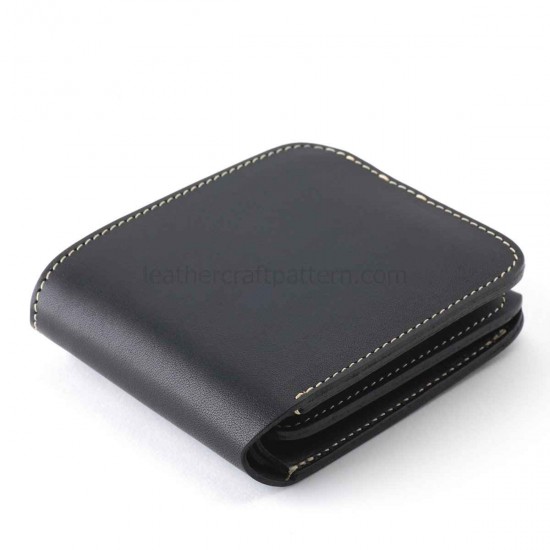 With instruction complex short wallet leather short wallet pattern PDF instant download SWP-26