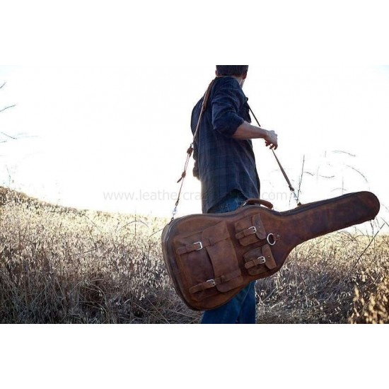 With instruction - Guitar Case Pattern PDF instant download SWP-30 leather craft patterns leather art leather supply