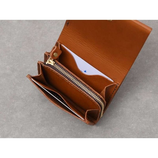 With instruction Leather short wallet billfold pattern pdf download SWP-33