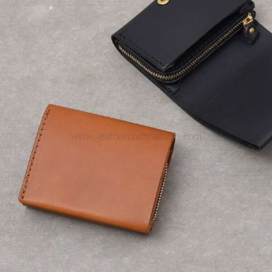 With instruction Leather short wallet billfold pattern pdf download SWP-33 With instruction Leather short wallet billfold pattern pdf download SWP-33