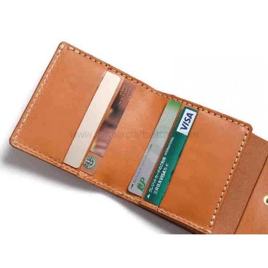 With instruction Leather short wallet bill pattern pdf download SWP-34