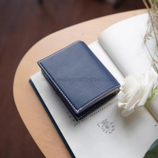 With 100 detailed pictures instruction leather billfold template leather short wallet pattern pdf download SWP-35 With 100 detailed pictures instruction leather billfold template leather short wallet pattern pdf download SWP-35