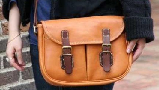 Leather messenger bag sewing instruction and pattern