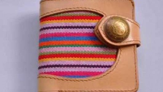 Leather short wallet sewing instruction