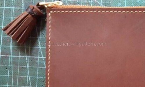 How to make a leather tassel