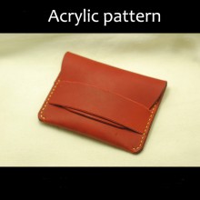 Laser cut Acrylic template, PMMA pattern, name card case template, A-1