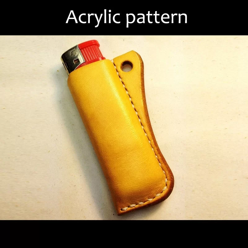Leathercraft Lighter Case Acrylic Leather Craft Pattern 
