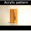Laser cut Acrylic template, PMMA pattern, notebook template, A-100